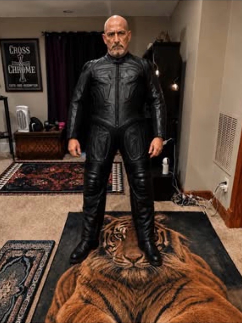 Full Body Leather Motorcycle Racing Suit XXL